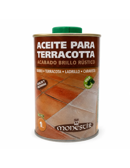 Aceite para Terracota Brillo Monestir 1L para barro cocido y terracota