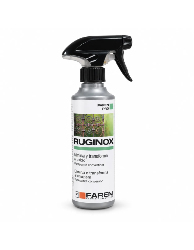 Ruginox Faren eliminador y convertidor de óxido en botella de 250 ml con pulverizador