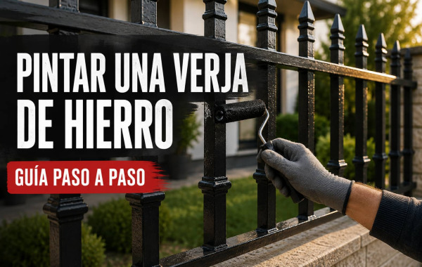 Cómo pintar una verja o barandilla de hierro oxidada para que dure años